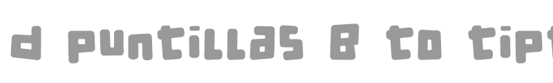 d puntillas B to tiptoe