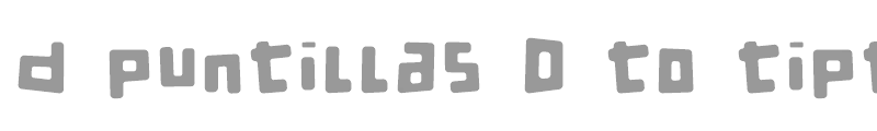 d puntillas D to tiptoe