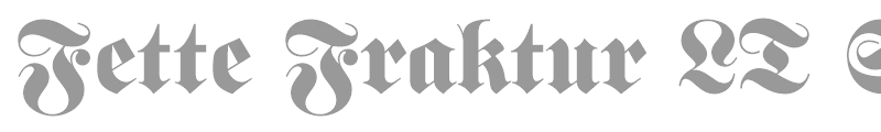 Fette Fraktur LT Std