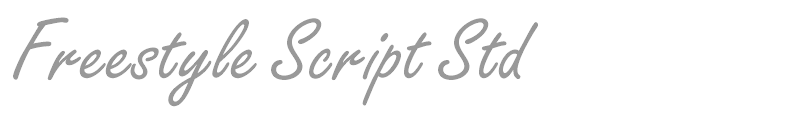 Freestyle Script Std