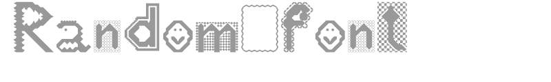 Random font