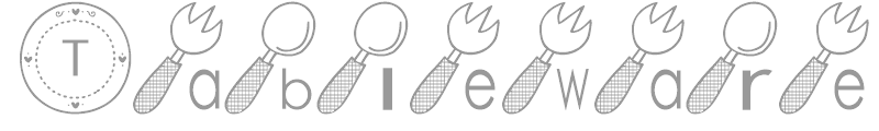 Tableware Font