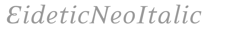 EideticNeoItalic