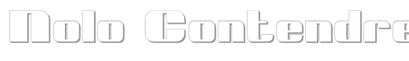 Nolo Contendre