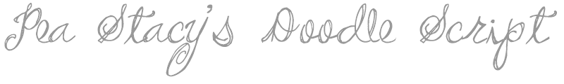 Pea Stacy's Doodle Script