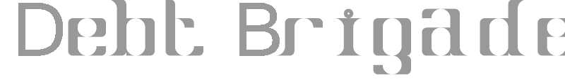 Debt Brigade Lower Case v1