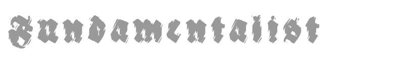 Fundamentalist