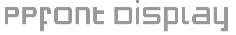 PPfont Display