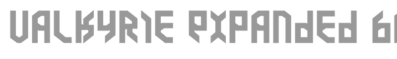 Valkyrie Expanded Bold