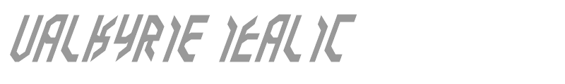 Valkyrie Italic