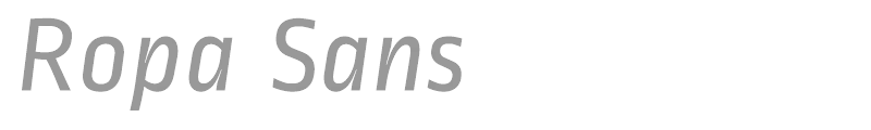 Ropa Sans