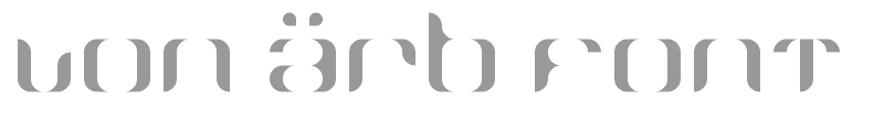 von Arb Font