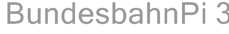 Bundesbahn Pi
