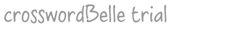 Crossword Belle