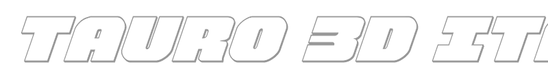Tauro 3D Italic