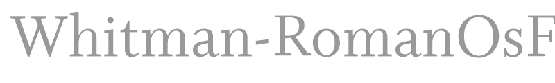 Whitman-RomanOsF
