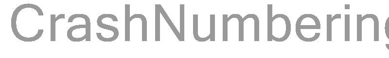 CrashNumberingSerif
