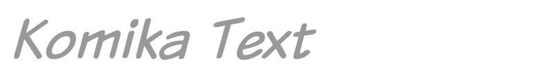 Komika Text