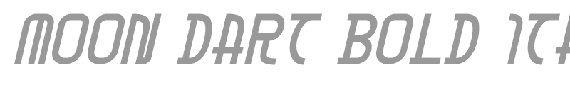 Moon Dart Bold Italic