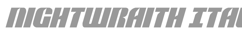 Nightwraith Italic