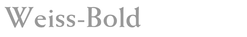 Weiss-Bold