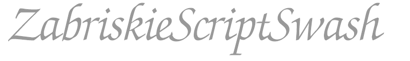 ZabriskieScriptSwash