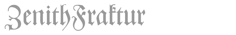 ZenithFraktur