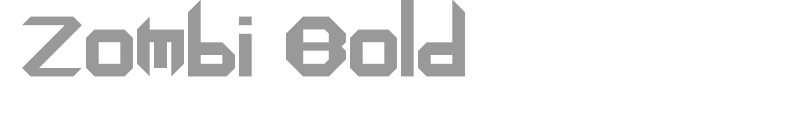 Zombi Bold