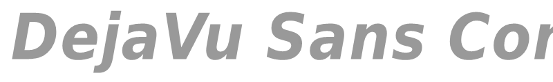 DejaVu Sans Condensed