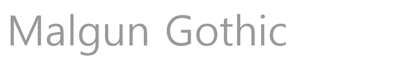 Malgun Gothic