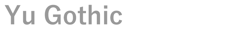 Yu Gothic