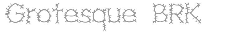 Grotesque BRK