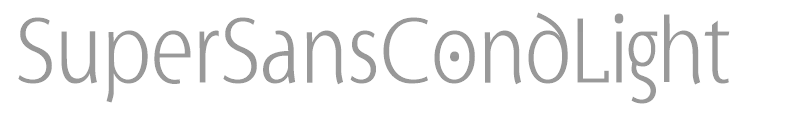 Super Sans Cond Light