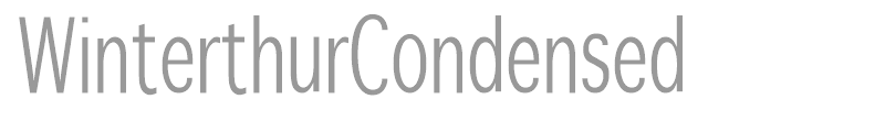 Winterthur Condensed