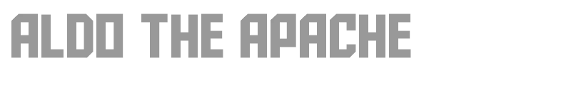 Aldo The Apache
