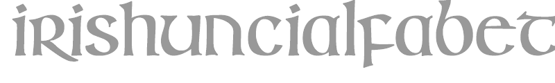 Irish Uncialfabeta