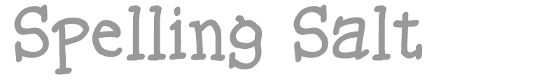 Spelling Salt