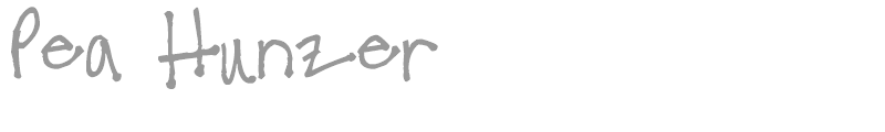Pea Hunzer