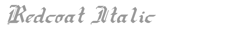 Redcoat Italic