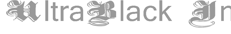 UltraBlack Initials