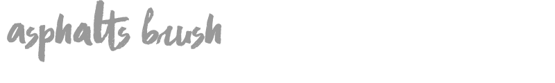 Asphalts Brush
