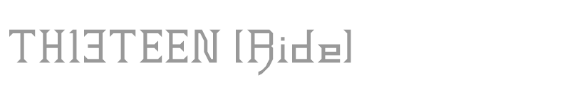 TH13TEEN (Ride)