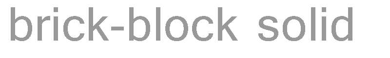 brick-block solid