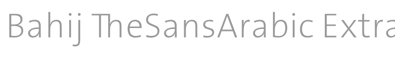 Bahij TheSansArabic