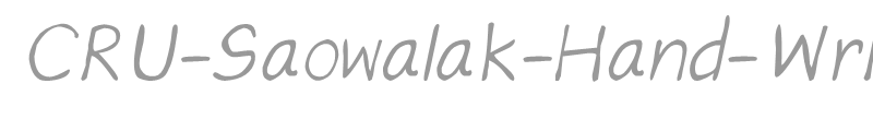 CRU-Saowalak-Hand-Written-Itali