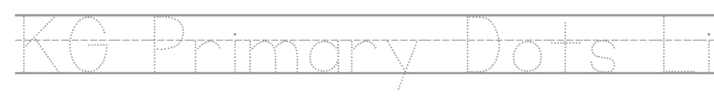 KG Primary Dots Lined