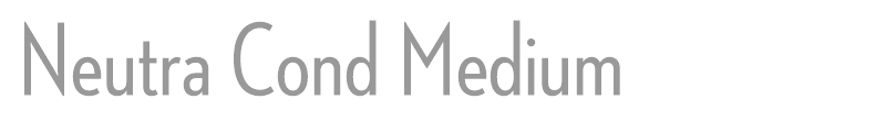 Neutraface Condensed