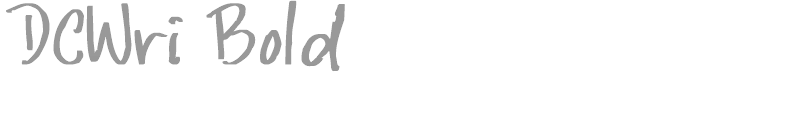 DCWri Bold