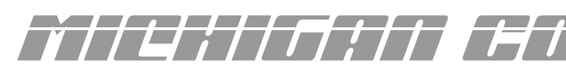 Michigan Condensed Laser Italic
