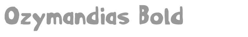 Ozymandias Bold